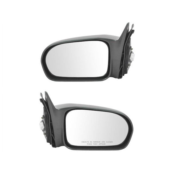 Door Mirror Set 2 Piece - Compatible with 2001 - 2005 Honda Civic Sedan 4-Door 2002 2003 2004