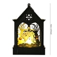thumbnail image 3 of Halloween Night Light Spooky House Mini LED 5.9in Battery Tabletop Hanging Decor by OVFUIZ, 3 of 5