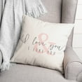 thumbnail image 3 of Creative Products I Love You & I Like You 18x18 Spun Poly Pillow, 3 of 3