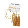 thumbnail image 1 of 6 Pairs Boho Stud Bohemian Hoop Ears Sets for s -, 1 of 8