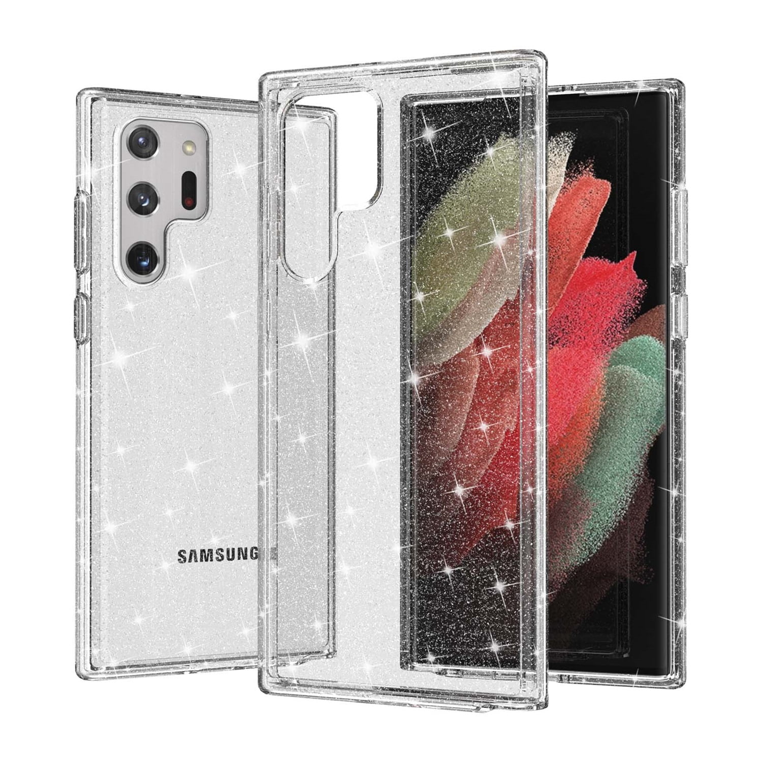 Galaxy S22 Ultra Sparkle Glitter Clear Case – Redpepper Cases