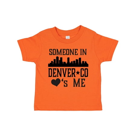 

Inktastic Denver Colorado Someone Loves Me Skyline Boys or Girls Toddler T-Shirt