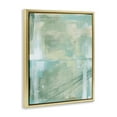 thumbnail image 4 of Stupell Industries Green Industrial Abstraction Abstract Painting Gold Floater Framed Canvas Art Print Wall Art, 17 x 21, 4 of 10