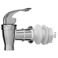 thumbnail image 6 of Soumake 2Pcs Faucets Silver Beverage Dispensers Spigots Push Style Replacement Faucets Flow Control Lever Handle For Glass/Plastic Pitchers Jars Ideal For Parties Events, 6 of 8