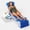 Navy blue, variant on Garvee Sun Tanning Chair, Folding Chaise Lounge Chairs with Table, Stripe