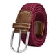 thumbnail image 1 of Cinturón para hombre, 1 pieza, cinturón tejido elástico trenzado en caja de regalo, pantalones de golf informales, cinturones vaqueros, 39,4 pulgadas, rojo vino-rojo vino- Sailing  Electrónica, 1 of 5