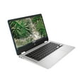 thumbnail image 6 of HP Chromebook x360 14a-ca0060nr - Flip design - Intel Celeron - N4120 / up to 2.6 GHz - Chrome OS - UHD Graphics 600 - 4 GB RAM - 32 GB eMMC - 14" touchscreen 1366 x 768 (HD) - Wi-Fi 5 - natural silver (base), forest teal (cover), paint finish (cover), textured base, forest teal, matte keyboard frame finish - kbd: US, 6 of 9