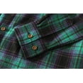 thumbnail image 4 of SSLR Flannel Shirts for Women Long Sleeve Button Down Shirts Plaid Lightweight Casual, 4 of 8