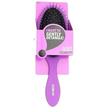 Conair Gentle Detangling Cushion Hairbrush For Wet Or Dry Hair, 1 Ea..