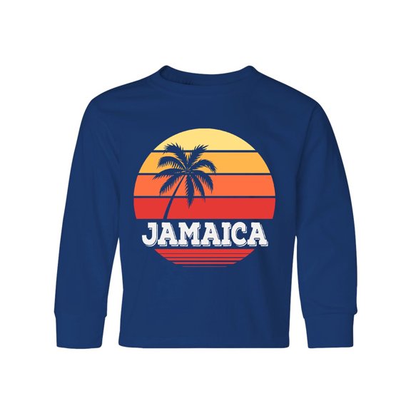 Inktastic Jamaica Vacation Trip Long Sleeve Youth T-Shirt
