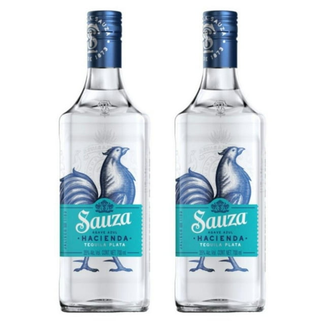 Pack de 2 Tequila Sauza Hacienda Plata 700 ml Plata