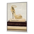 thumbnail image 1 of Gold Fashion High Hells III - Toile Encadrée Chic et Luxueuse, 1 of 3