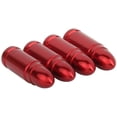 thumbnail image 2 of Bouchons de Tige de Valve, Lot de 4, Rouge, 2 of 4