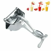 Manual Bar Juicer, Fruit Juice Handheld Press Squeezer With Seed Filter, Heavy Duty Aluminum Alloy Hand Extractor for Single Citrus Orange Pomegranates Apple Fruit Lemon Lime, 8.66x4.33x3.62