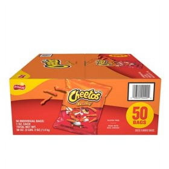 Cheetos Crunchy Cheese Flavored Snacks, 1 oz., 50 count. Pack of 2