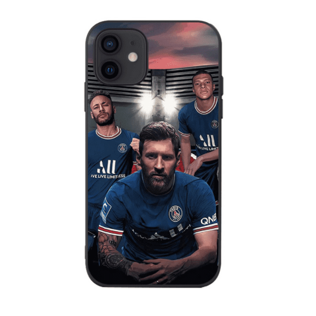 iPhone 12 13 14 Mini Pro Max phone case, Football star Messi 30# MBAPPE 7# Iphone case