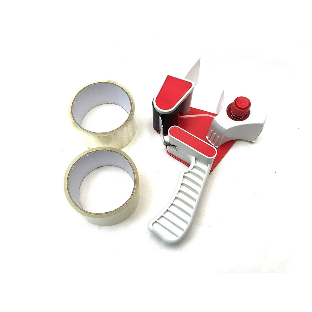 2Inch Industrial Hand Held Packing Tape Dispenser Gun, Bonus 2x 25