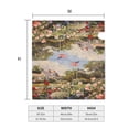 thumbnail image 5 of Lsque American Flag Rose Garden Mailbox Cover Standard Size ,Magnetic Mailbox Covers Post Wraps Letter Box Cover -25.5x21 in, 5 of 9