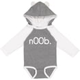 thumbnail image 3 of Inktastic N00b. Boys or Girls Long Sleeve Baby Bodysuit, 3 of 5