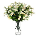 thumbnail image 2 of Artificial Flowers,White Flowers for Home Decoration,Fake Plants for Garden,Balcony,Window Sill,Centerpiece Table Wedding Party, 2 of 6