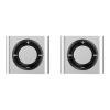 Mini Clip Mp3 Reproductor Con Altavoz Metal Tf Tarjeta 64g Expansión 180mAh (plata)
