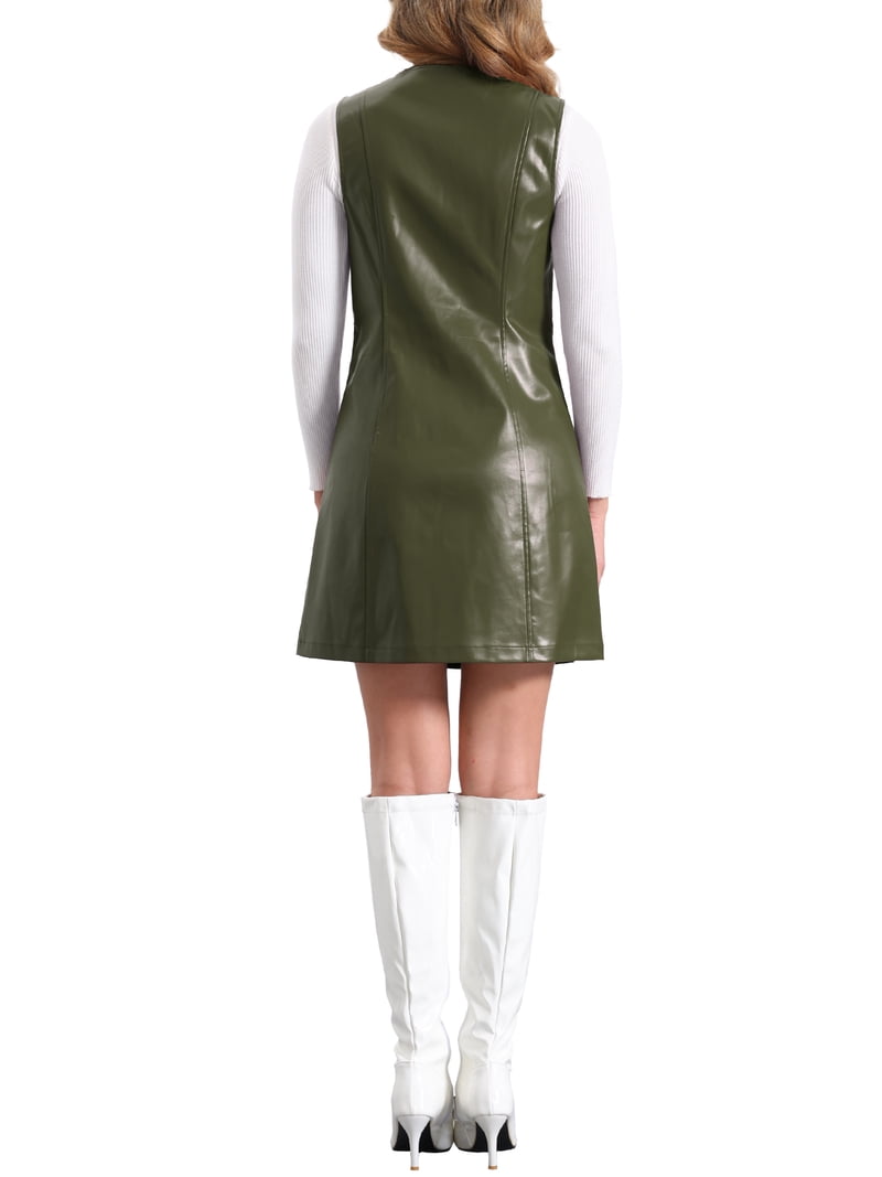 green emerald velvet dress Organic Corduroy Pinafore Dress
