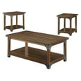 thumbnail image 2 of Coaster Company 703587 Home Furnishings 3-Piece Occasional Set, Tobacco, 2 of 3