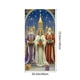 thumbnail image 3 of Bandera navideña para puerta | Decoración navideña de poliéster de 180 x 90 cm | Tema religioso: Salvador, María, los Tres Reyes Magos y el Ángel | Decoración para fotos de fiestas en interiores y, 3 of 6
