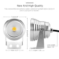 thumbnail image 4 of Ip65 10W Blanco Frío Led Fuente Subacuática Foco De Luz Piscina Estanque Pecera Acuario Lámpara De Luz Led Vogacara HA024809-02, 4 of 6