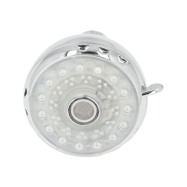 LED Rainfall Showerhead,LED Shower Head 7 LED Fixed Showerhead LED Shower Sprayer Built to Last