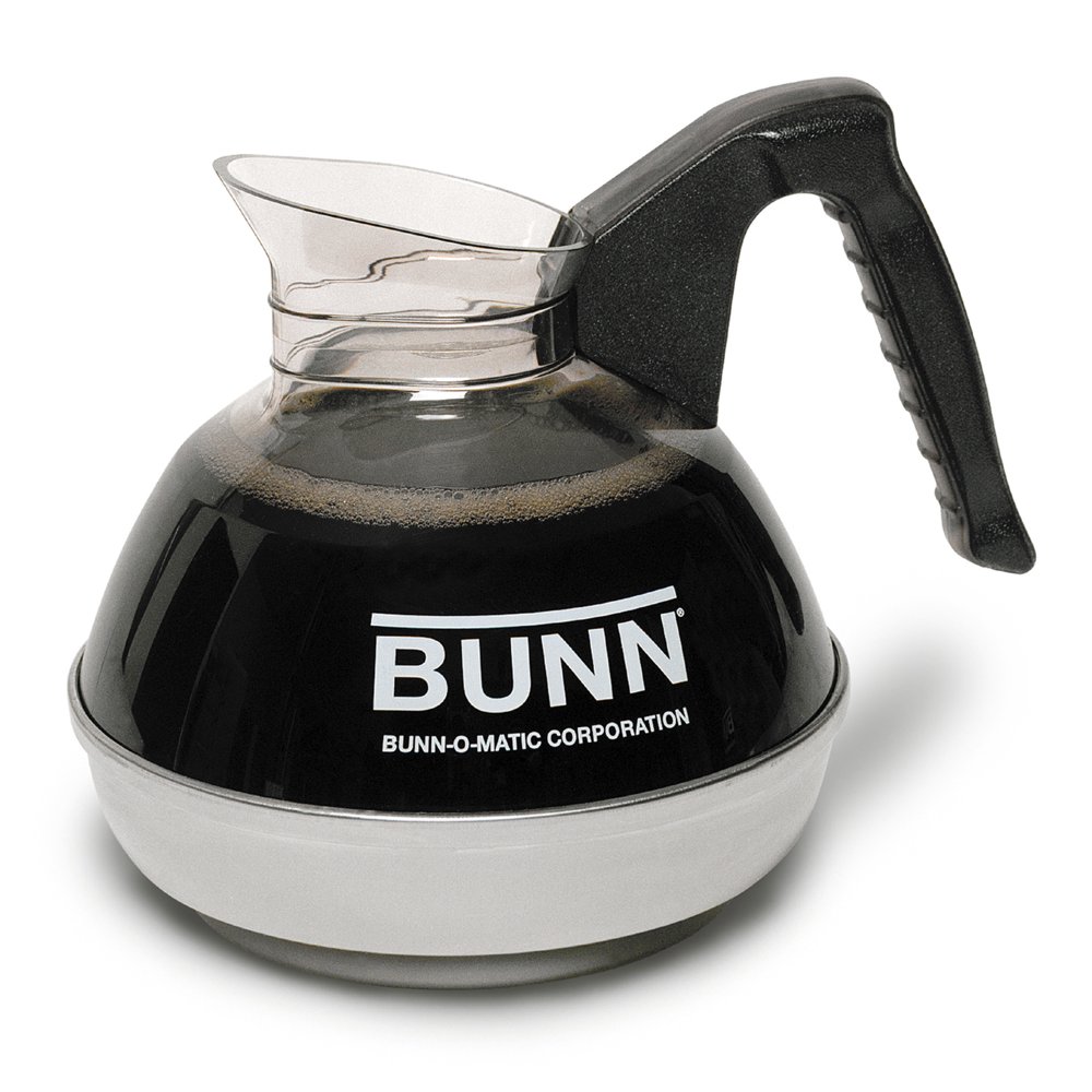 BUNN 12 Cup Easy Pour Commercial Decanter with Black Handle (3 pack
