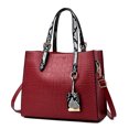 thumbnail image 1 of Sac à Main Femme Mode Rétro Crocodile Sac à Poignée Supérieure Sac Bandoulière, 1 of 5