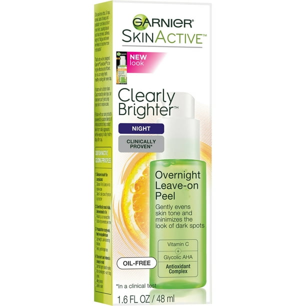 Garnier SkinActive Clearly Brighter Overnight Leaveon Peel Walmart