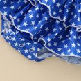 thumbnail image 4 of WUANDIXFA Baby Girl Clothes Summer Fourth of July Baby Girl Outfit Sleeveless Romper Bodysuit 4th of July Independence Day Clothes Blue,9-12 Months, 4 of 6