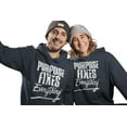 thumbnail image 5 of Purpose Fixes Everything® Unisex Premium Cotton Hoodie,S-2XL, White Letters, 5 of 8