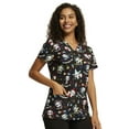 thumbnail image 4 of Dickies EDS Women Scrubs Top V-Neck Print DK717, 4 of 7