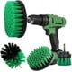 thumbnail image 2 of Juego de cepillos, juego de accesorios, paquete de 5, juego de limpieza de fregador eléctrico multiusos para lechada, azulejos, fregaderos (verde) (taladro no incluido), 2 of 5