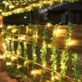thumbnail image 4 of Christmas Lights, Christmas String Lights, Simulated Simulated Plant Rattan String Lights Colourful Lights, 78 Inch 20LEDs String Lights Battery Box Model Christmas String Lights, Green, 4 of 9