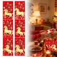 thumbnail image 5 of Chinese New Year Red Envelopes, Lunar New Year Envelopes Decorations Chinese New Year Gifts, Year of the Horse New Years Eve Party Supplies 2026 Red Packet with 6 Gold Embossed Patterns - 12 Pcs, 5 of 5