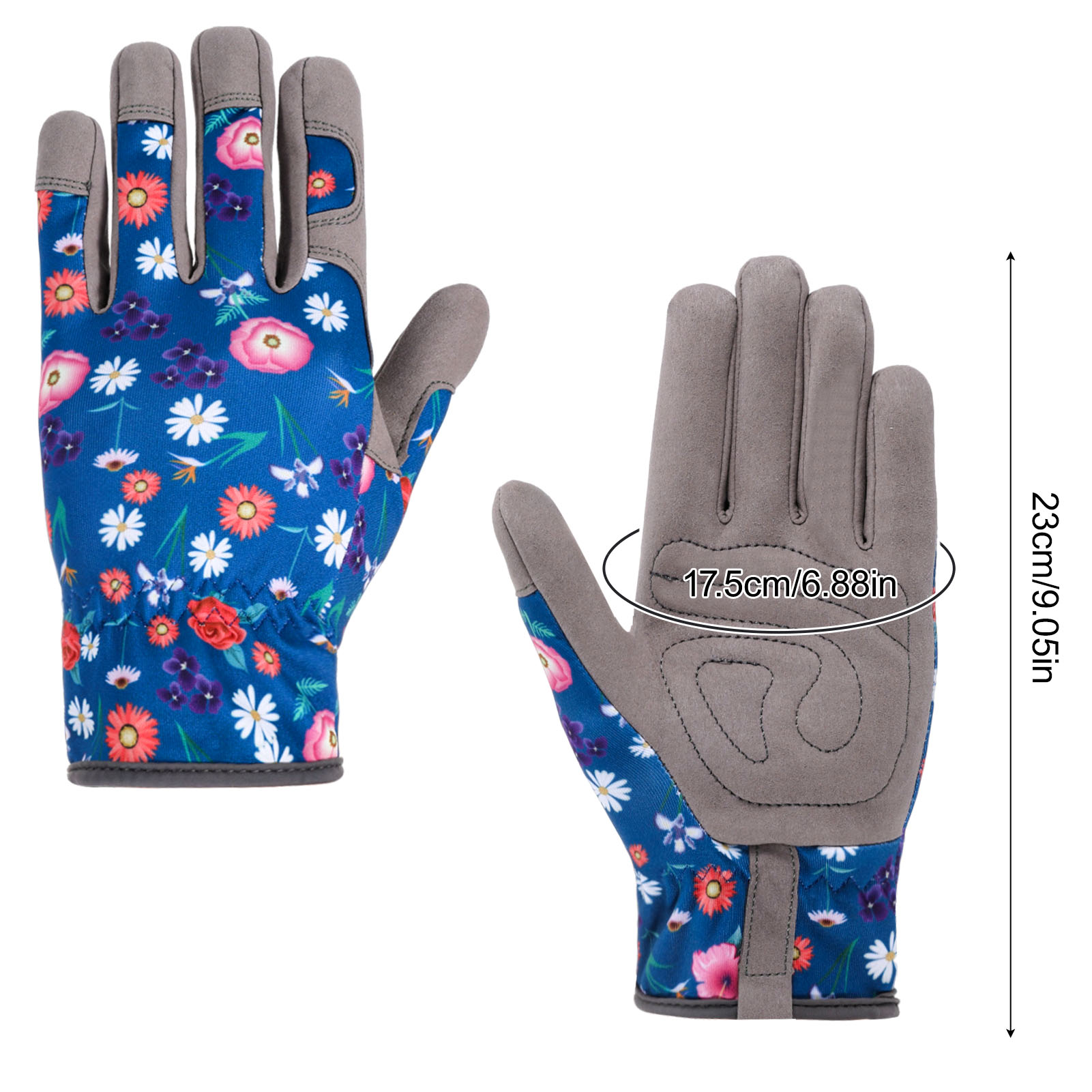 Hengguang Women's Thorn-Proof Garden Gloves, Blue photo 3