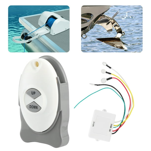 Télécommande Guindeau Sans Fil 12V – Imperméable, Portée 15 M, Flottante – Pour Bateau Et Marine