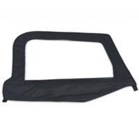 Smittybilt 1997-2006 Fits Jeep Wrangler TJ Soft Top Door Skin With Frame Passenger Side Black Diamond 79535