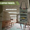 thumbnail image 1 of Xingzhi Canvas Made Storage Bag Large Capacity Easy Access Multiple Pockets Smooth Zipping Repair Tool Bag green, 1 of 6