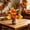 B, variant on Cififendec Halloween Artificial Maple Leaf Pumpkin Picks, 11.81"×9.84", Fall Faux Leaf Floral Picks for Thanksgiving Harvest Kitchen Table Vase Decor