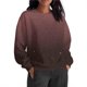 thumbnail image 4 of Ailaofu Women's Crew Neck Sweatshirt Long Sleeve Tops Casual Loose Pullover Sweatshirts, 4 of 6