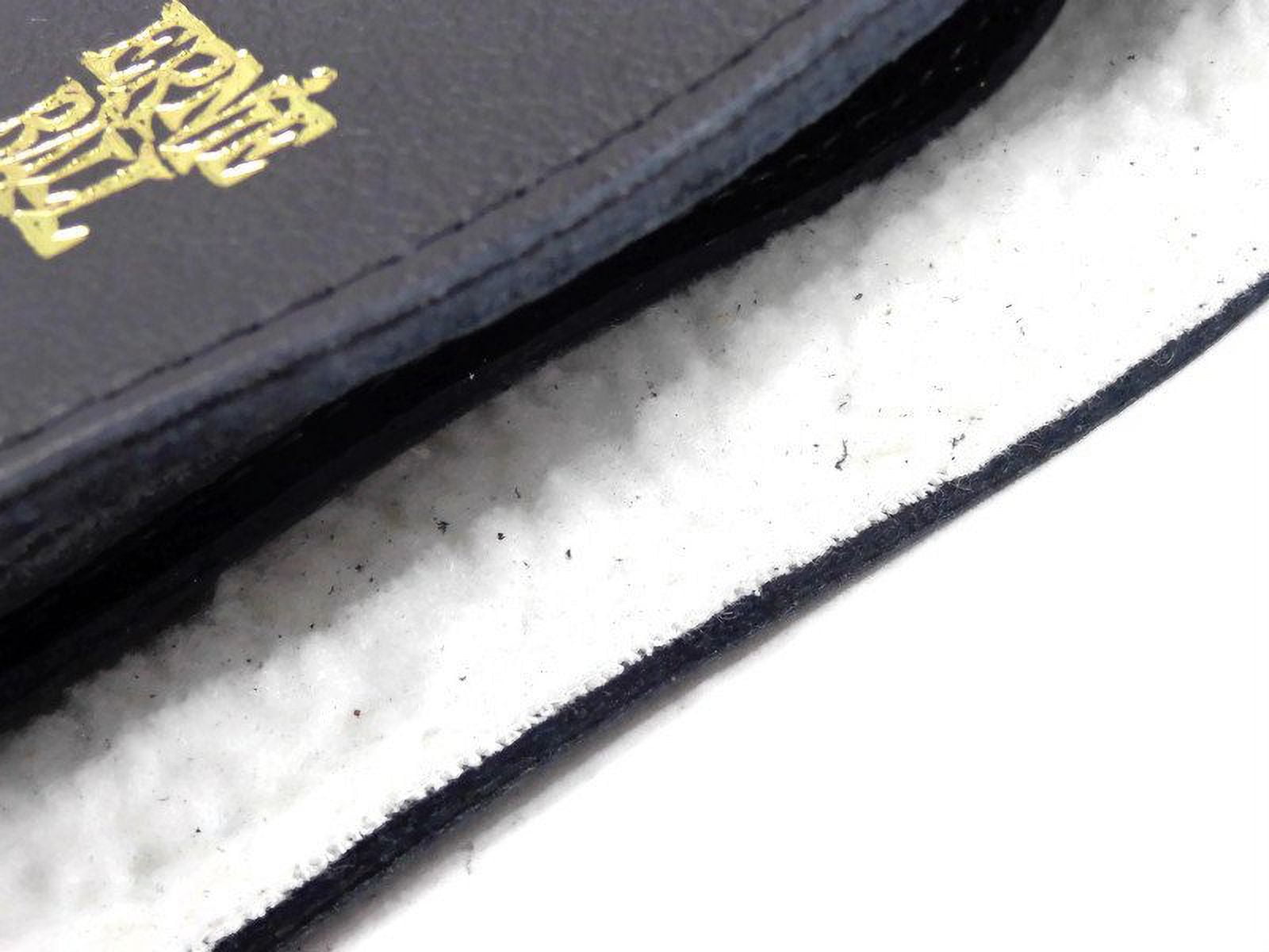 Ernie Ball Italian Leather w/Fur Padding 2.5" Strap Black