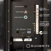 SunBrite Veranda 2 Series 43-inch Full Shade Outdoor TV | 4K Ultra HD HDR LED Weatherproof Television - Direct Lit LED Screen with All-Weather Remote (SB-V-43-4KHDR-BL)