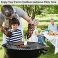 thumbnail image 3 of Autumn Fall Leaves Pattern Kitchen Oven Mitt and Pot Holder Sets 2 Pcs for Baking, Cooking and Grilling, Heat Resistant Up To 392 °F, 3 of 7