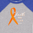 thumbnail image 4 of Inktastic Faith over Fear Leukemia Awareness with Orange Ribbon Boys or Girls Baby Bodysuit, 4 of 5