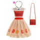 thumbnail image 5 of Disfraz de Moana de Disney para niña, vestido de princesa Vaiana para fiesta de cumpleaños, Vestidos con cerdo, muñeca de pollo, disfraz de Halloween, 5 of 5